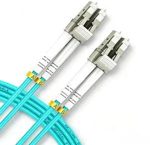 OM3 LC to LC Fiber Patch Cable 5m (16.4ft), Duplex 50/125m LSZH Multimode Jumper, 10GB 40GB Compatible Fiber Optic Cable Cord for SFP+ Transceivers, Data Center Switch Router OM3 LC to LC Fiber Patch Cable 5m (16.4ft), Duplex 50/125m LSZH Multimode Jumper, 10GB 40GB Compatible Fiber Optic Cable Cord for SFP+ Transceivers, Data Center Switch Router