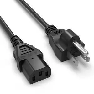 3 Prong AC Power Cord Cable Fit for Sony PlayStation PS3 First Generation(Fat), Xbox 360 1st Generation(Fat) Replacement 3 Prong AC Power Cord Cable Fit for Sony PlayStation PS3 First Generation(Fat), Xbox 360 1st Generation(Fat) Replacement