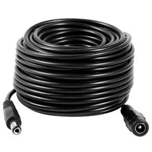 DC 12V CCTV Power Extension Cable 2.1x5.5mm, 15 Meters-50FT | For CCTV Security Camera, WIFI IP Surveillance Camera, NVR DVR, LED Strip Router Christmas Light DC 12V CCTV Power Extension Cable 2.1x5.5mm, 15 Meters-50FT | For CCTV Security Camera, WIFI IP Surveillance Camera, NVR DVR, LED Strip Router Christmas Light