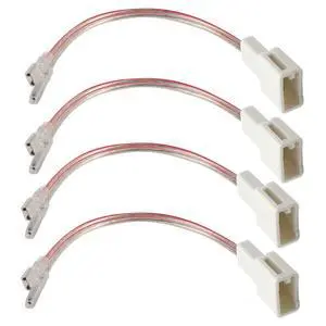 Car Speaker Wiring Harness Adapters for Toyota 2000-2015 4Runner Camry Tundra FJ Cruiser, Subaru WRX STI 2012-2019 Aftermarket Front Rear Door Speaker Connector 4 PCS Car Speaker Wiring Harness Adapters for Toyota 2000-2015 4Runner Camry Tundra FJ Cruiser, Subaru WRX STI 2012-2019 Aftermarket Front Rear Door Speaker Connector 4 PCS
