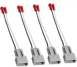 2 Pairs (4 Pack) 72-5512 Speaker Wire Adapters for Select 1989-Up Ford Vehicles 2 Pairs (4 Pack) 72-5512 Speaker Wire Adapters for Select 1989-Up Ford Vehicles