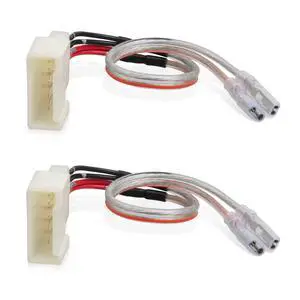 Dash Speaker Harness Connector fit for 2012-2020 Toyota Corolla/Camry/RAV4/Sienna/Highlander, Subaru 2012-2021/Lexus 2001-2014 Front Tweeter Plug Wire Adapter Dash Speaker Harness Connector fit for 2012-2020 Toyota Corolla/Camry/RAV4/Sienna/Highlander, Subaru 2012-2021/Lexus 2001-2014 Front Tweeter Plug Wire Adapter