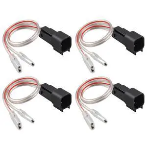Car Speaker Wiring Harness Connector Adapter for Ford F150 Edge Escape, Lincoln Navigator Town Car, Mazda 3/5/6 1998-2011 Mount Aftermarket Front Rear Door Speaker Wire Cable Plug 4 PCS Car Speaker Wiring Harness Connector Adapter for Ford F150 Edge Escape, Lincoln Navigator Town Car, Mazda 3/5/6 1998-2011 Mount Aftermarket Front Rear Door Speaker Wire Cable Plug 4 PCS
