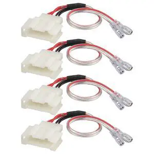 Door Speaker Wiring Harness Adapter Select for VW Volkswagen 1999-2019 Golf/Beetle/Passat, 1999-2016 Jetta Aftermarket Car Door Speaker Wire Cable Plug 4 PCS Door Speaker Wiring Harness Adapter Select for VW Volkswagen 1999-2019 Golf/Beetle/Passat, 1999-2016 Jetta Aftermarket Car Door Speaker Wire Cable Plug 4 PCS