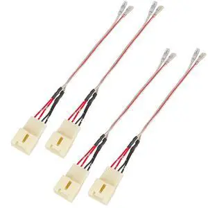Front Rear Door Speaker Wiring Harness Adapter Connector Plug Replacement for Ford Focus Fusion Explorer Edge 2013-2021, Mazda 3 6 CX5 2011-2020 for Aftermarket Speaker Install Front Rear Door Speaker Wiring Harness Adapter Connector Plug Replacement for Ford Focus Fusion Explorer Edge 2013-2021, Mazda 3 6 CX5 2011-2020 for Aftermarket Speaker Install