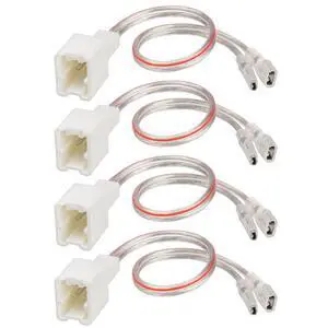 Car Door Speaker Wiring Harness Adapter Connector Plug Compatible with Nissan sentra Altima Rogue 2004-2019, Infiniti 2006-2018 Model 4PCS Car Door Speaker Wiring Harness Adapter Connector Plug Compatible with Nissan sentra Altima Rogue 2004-2019, Infiniti 2006-2018 Model 4PCS