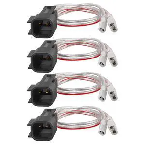 Car Speaker Wiring Harness Connector Compatible with 2015-2022 GMC Sierra Chevrolet Silverado Buick Enclave Cadillac Escalade Mount Aftermarket Front Rear Door Speaker Wire Cable Plug 2 Pair Car Speaker Wiring Harness Connector Compatible with 2015-2022 GMC Sierra Chevrolet Silverado Buick Enclave Cadillac Escalade Mount Aftermarket Front Rear Door Speaker Wire Cable Plug 2 Pair