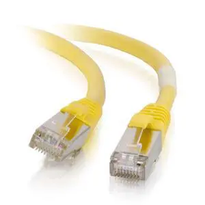 Legrand Cat6 Ethernet Cable, Snagless Shielded Cat6a Patch Cable, Yellow Network Patch Cable, 3 Foot Snagless STP Ethernet Cable, 1 Count, C2G 00861 Legrand Cat6 Ethernet Cable, Snagless Shielded Cat6a Patch Cable, Yellow Network Patch Cable, 3 Foot Snagless STP Ethernet Cable, 1 Count, C2G 00861