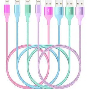 iPhone Charger 4Pack 6 FT Apple MFi Certified Lightning Cable Fast Charging iPhone Charger Cord Colorful Nylon Braided for iPhone 14 13 12 11 Pro Max XR XS X 8 7 6 Plus SE iPad and More iPhone Charger 4Pack 6 FT Apple MFi Certified Lightning Cable Fast Charging iPhone Charger Cord Colorful Nylon Braided for iPhone 14 13 12 11 Pro Max XR XS X 8 7 6 Plus SE iPad and More