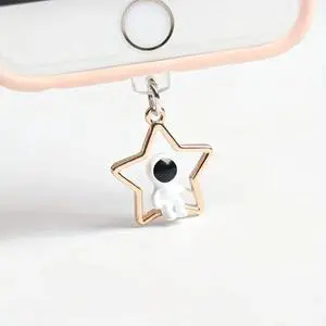 Star Dust Plug Charm Cute Astronaut Earphone Jack Stopper Cap Pendant Anti Dust Plug Kawaii USB Plug Cell Phone Anti-Dust Plugs for iPhone Charge Port Maintenance, Upkeep andRepairs Star Dust Plug Charm Cute Astronaut Earphone Jack Stopper Cap Pendant Anti Dust Plug Kawaii USB Plug Cell Phone Anti-Dust Plugs for iPhone Charge Port Maintenance, Upkeep andRepairs