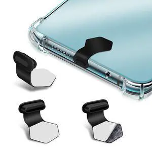 3Packs Dust Plug, for Phone USB Type C Port Silicone Dust Cover Cap, Protect Charging Port from Dust and Moist (Five-Sided) 3Packs Dust Plug, for Phone USB Type C Port Silicone Dust Cover Cap, Protect Charging Port from Dust and Moist (Five-Sided)