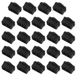 24 PCS RJ45 Dust Covers - Silicone Ethernet Hub Port RJ45 Plugs Protector Stopper Caps - Port Protector for Hub, TV, Computer - Black 24 PCS RJ45 Dust Covers - Silicone Ethernet Hub Port RJ45 Plugs Protector Stopper Caps - Port Protector for Hub, TV, Computer - Black