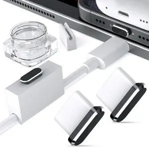 USB C Dust Plugs for iPhone 17 16 Pro Max 15 Plus 16e 17e,2 Pack Anti Dust Cover for Samsung S26 Ultra A17 A16 S25 FE S23 A36 A37 Pixel 10a 9a Type C Charging Port Protector with Cable Clip Clear Case USB C Dust Plugs for iPhone 17 16 Pro Max 15 Plus 16e 17e,2 Pack Anti Dust Cover for Samsung S26 Ultra A17 A16 S25 FE S23 A36 A37 Pixel 10a 9a Type C Charging Port Protector with Cable Clip Clear Case