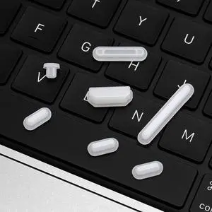 7 Pcs Anti Dust Dirt Plug Cups Set for 2026-2021 MacBook Pro 14/16 inch M5 M4 M3 M2 M1 Pro/Max (A3426/A3428/A3434/A3112) Accessory Silicone Anti Dirt Protective Cover (Semi-Transparent) 7 Pcs Anti Dust Dirt Plug Cups Set for 2026-2021 MacBook Pro 14/16 inch M5 M4 M3 M2 M1 Pro/Max (A3426/A3428/A3434/A3112) Accessory Silicone Anti Dirt Protective Cover (Semi-Transparent)