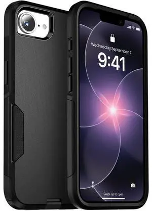 MagSafe Case for iPhone 16/17E, 6.1 Inch, Military Grade 10 ft Drop Protection, Powerful Magnet, 4 mm Raised Edge, Non-Slip Fingerprint Resistant Cover, Black MagSafe Case for iPhone 16/17E, 6.1 Inch, Military Grade 10 ft Drop Protection, Powerful Magnet, 4 mm Raised Edge, Non-Slip Fingerprint Resistant Cover, Black