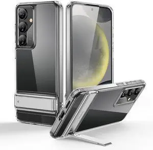 for Samsung Galaxy S24 Plus Phone Case, 3 Stand Modes Kickstand for S24+ Cover, Military-Grade Drop Protection, Slim Fit, Boost Series Case, Clear for Samsung Galaxy S24 Plus Phone Case, 3 Stand Modes Kickstand for S24+ Cover, Military-Grade Drop Protection, Slim Fit, Boost Series Case, Clear