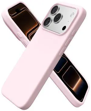 Compatible with iPhone 17 Pro Case 6.3", Slim Liquid Silicone 4 Layers Full Covered Soft Gel Rubber Shockproof Cover, Protective Phone Case for iPhone 17 Pro-Chalk Pink Compatible with iPhone 17 Pro Case 6.3", Slim Liquid Silicone 4 Layers Full Covered Soft Gel Rubber Shockproof Cover, Protective Phone Case for iPhone 17 Pro-Chalk Pink