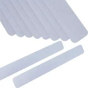 Anti Slip Tape Bath Safety Strips, 8pcs Clear Self-Adhesive Non Slip Stickers Non Skid Tread for BathTubs & Shower, 2 inch x 12 inch Rounded Corners, Easy Install Anti Slip Tape Bath Safety Strips, 8pcs Clear Self-Adhesive Non Slip Stickers Non Skid Tread for BathTubs & Shower, 2 inch x 12 inch Rounded Corners, Easy Install