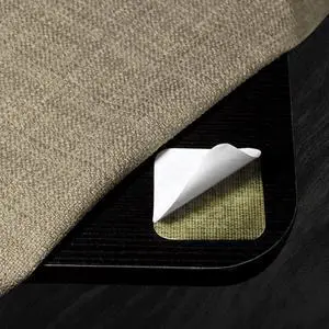 Tablecloth Anti-Slip Sticker Double Sided Mounting Tape for Table Cloths Mats Carpets Sofa Covers (1.9x1.9 inch) 12PC Tablecloth Anti-Slip Sticker Double Sided Mounting Tape for Table Cloths Mats Carpets Sofa Covers (1.9x1.9 inch) 12PC