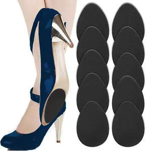 Non Slip Shoes Pads Self-Adhesive Shoe Grips Rubber Anti-Slip Shoe Grips Sole Stick Protector (Black-5Pairs) Non Slip Shoes Pads Self-Adhesive Shoe Grips Rubber Anti-Slip Shoe Grips Sole Stick Protector (Black-5Pairs)