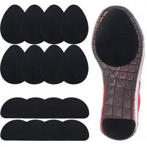 16 Pieces Non-Skid Shoe Pads Self-Adhesive Shoe Grips Anti Slip Pads Noise Reduction Cushion Anti-Shedding Rubber Sole Protector(Simple Style,Black) 16 Pieces Non-Skid Shoe Pads Self-Adhesive Shoe Grips Anti Slip Pads Noise Reduction Cushion Anti-Shedding Rubber Sole Protector(Simple Style,Black)
