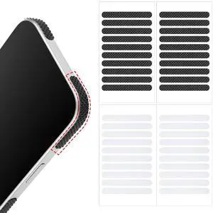 40 Pcs Cell Phone Grip Tape Strips Non Slip Side Sticker Adhesive Grippy Bumper Frame Stickers Waterproof Pre-Cut Strips Decal for Phone Case Computer Gaming Cases Smartphone Tablet Frame 40 Pcs Cell Phone Grip Tape Strips Non Slip Side Sticker Adhesive Grippy Bumper Frame Stickers Waterproof Pre-Cut Strips Decal for Phone Case Computer Gaming Cases Smartphone Tablet Frame