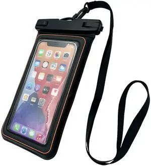 Floating IPX8 Waterproof Phone Case Pouch Dry Bag for Kayaking, Beach, Cruise, Travel Floating Water Proof Holder for iPhone 16 15 Pro Max, Samsung S25 Ultra, S24, S23, Up to 7" Black Floating IPX8 Waterproof Phone Case Pouch Dry Bag for Kayaking, Beach, Cruise, Travel Floating Water Proof Holder for iPhone 16 15 Pro Max, Samsung S25 Ultra, S24, S23, Up to 7" Black