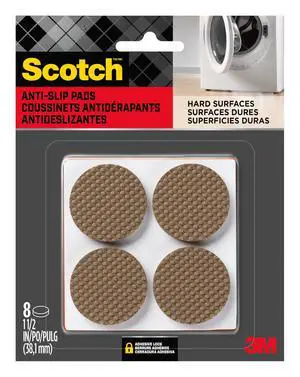 SP940 051141598079 Gripping Pads, 1.5', Brown, 8 Count SP940 051141598079 Gripping Pads, 1.5', Brown, 8 Count