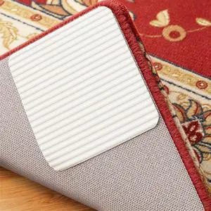 Vacuum Tech Rug Pad Gripper for Hardwood Floors No Damage, New Materials to Non Slip Rug Pads, Under Rug Carpet Tape : Keep Your Rug in Place & Make Corner Flat Vacuum Tech Rug Pad Gripper for Hardwood Floors No Damage, New Materials to Non Slip Rug Pads, Under Rug Carpet Tape : Keep Your Rug in Place & Make Corner Flat