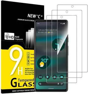 3 Pack Designed for Google Pixel 6a Screen Protector (6.1"), Tempered Glass, Case Friendly Scratch Resistant,Bubble-Free, Ultra Resistant 3 Pack Designed for Google Pixel 6a Screen Protector (6.1"), Tempered Glass, Case Friendly Scratch Resistant,Bubble-Free, Ultra Resistant