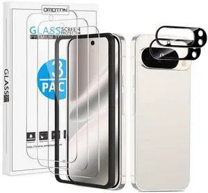 3+2 Pack for Google Pixel 10 Pro Screen Protector 6.3 inch, 3 Pack Tempered Glass Screen Protector&2 Pack Camera Lens Protector with Alignment Framework, Case Friendly(Not for 10/10 Pro XL) 3+2 Pack for Google Pixel 10 Pro Screen Protector 6.3 inch, 3 Pack Tempered Glass Screen Protector&2 Pack Camera Lens Protector with Alignment Framework, Case Friendly(Not for 10/10 Pro XL)