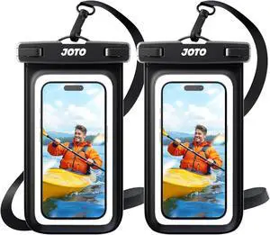 2 Pack Waterproof Phone Pouch Case Up to 7", IPX8 Underwater Phone Case Cellphone Dry Bag for iPhone 17/Air 16 15 14 13 12 Pro Max Xs Max XR X 8 7 6S Plus SE/Galaxy S24 S23 S22 -Black 2 Pack Waterproof Phone Pouch Case Up to 7", IPX8 Underwater Phone Case Cellphone Dry Bag for iPhone 17/Air 16 15 14 13 12 Pro Max Xs Max XR X 8 7 6S Plus SE/Galaxy S24 S23 S22 -Black