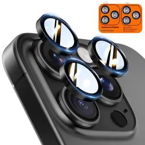 for 2 Pack iPhone 16 Pro Max Camera Lens Protector/iPhone 16 Pro Camera Lens Protector Tempered Glass HD Individual Scratch Resistant Cover Accessories Case FriendlyBlack for 2 Pack iPhone 16 Pro Max Camera Lens Protector/iPhone 16 Pro Camera Lens Protector Tempered Glass HD Individual Scratch Resistant Cover Accessories Case FriendlyBlack