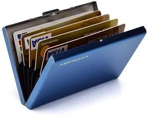 RFID Credit Card Holder Metal Wallet Slim Credit Card Case Protector Business Card Holder for Women or Men RFID Credit Card Holder Metal Wallet Slim Credit Card Case Protector Business Card Holder for Women or Men