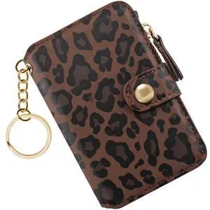 RFID Blocking Slim Keychain Wallet for Women RFID Blocking Slim Keychain Wallet for Women