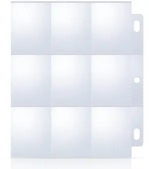 40 Pack 9 Pocket Trading Card Sleeves, Double-Sided Baseball Card Sleeves, Sheet Protectors For 3 Ring Binder, Photocard Holder Page Protectors For Trading Sports & Game Cards 40 Pack 9 Pocket Trading Card Sleeves, Double-Sided Baseball Card Sleeves, Sheet Protectors For 3 Ring Binder, Photocard Holder Page Protectors For Trading Sports & Game Cards