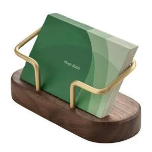 Business Card Holder for Desk, Wooden Creative Business Card Display for Desk, Wood Business Card Stand for Office, Tabletop (Walnut 1pack) Business Card Holder for Desk, Wooden Creative Business Card Display for Desk, Wood Business Card Stand for Office, Tabletop (Walnut 1pack)