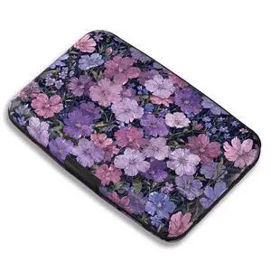RFID Blocking Aluminum Credit Card Holder,Slim Metal Wallet for Women & Men, Business Card Case for Travel, Fits Front Pocket (Card holder wallet - Purple flowers) RFID Blocking Aluminum Credit Card Holder,Slim Metal Wallet for Women & Men, Business Card Case for Travel, Fits Front Pocket (Card holder wallet - Purple flowers)