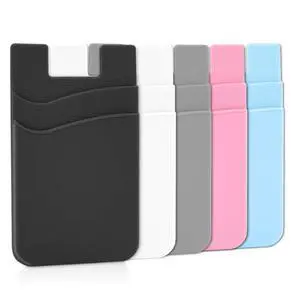 Senose Phone Wallet, Card Holder for Back of Phone Stick on Cellphone Cases Great Storage Compatible for iPhone/Android/Samsung Galaxy Pack of 5 Senose Phone Wallet, Card Holder for Back of Phone Stick on Cellphone Cases Great Storage Compatible for iPhone/Android/Samsung Galaxy Pack of 5