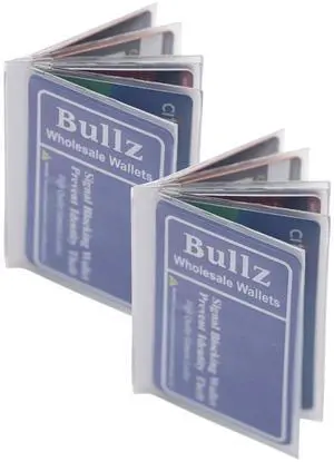 Set of 2 Heavy Duty Vinyl 6 Pages Insert for Bifold or Trifolds Wallet MADE IN USA Set of 2 Heavy Duty Vinyl 6 Pages Insert for Bifold or Trifolds Wallet MADE IN USA