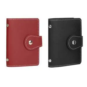 2 Pcs Credit Card Holder and Credit Card WalletSd Card Holder Each Has 26 Card Slots for Organizers, 2024 New Credit Card Holders for Men and Women (black+red) 2 Pcs Credit Card Holder and Credit Card WalletSd Card Holder Each Has 26 Card Slots for Organizers, 2024 New Credit Card Holders for Men and Women (black+red)