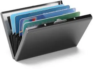 Stainless Steel Credit Card Wallet RFID Blocking Metal Case Pocket Business Card Holder for Women and Men Stainless Steel Credit Card Wallet RFID Blocking Metal Case Pocket Business Card Holder for Women and Men