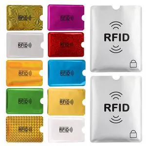 28 RFID Blocking Sleeves (24 Credit Card Protector Holders in 12 colors & 4 Passport Protectors), Identity Theft Protection Secure Sleeve for Credit Cards, Debit Card, 2pcs Clear Plastic Sleeve 28 RFID Blocking Sleeves (24 Credit Card Protector Holders in 12 colors & 4 Passport Protectors), Identity Theft Protection Secure Sleeve for Credit Cards, Debit Card, 2pcs Clear Plastic Sleeve