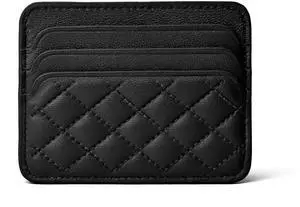 Lambskin Credit Card Holder Unisex Slim Wallet Thin Card Case Small Leather Wallet For Men And Women (DS938-Black) Lambskin Credit Card Holder Unisex Slim Wallet Thin Card Case Small Leather Wallet For Men And Women (DS938-Black)