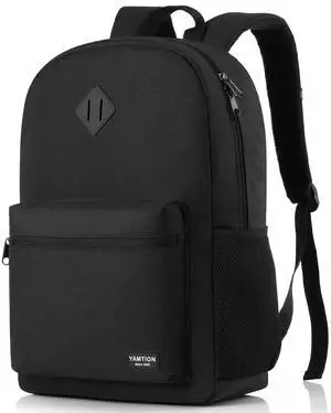 Black Backpack for Women Men,Casual School Backpack Teen Boys and Girls 15.6 Inch Laptop Bookbag with USB Charger for College High School Travel Business Black Backpack for Women Men,Casual School Backpack Teen Boys and Girls 15.6 Inch Laptop Bookbag with USB Charger for College High School Travel Business