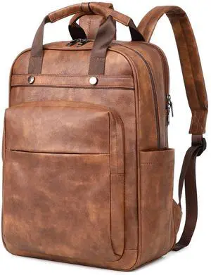 PU Leather Backpack for Women | 17 Inch Laptop Backpack PU Leather Backpack for Women | 17 Inch Laptop Backpack