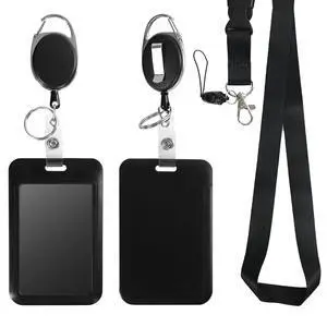Retractable ID Badge Holder with Breakaway Lanyard,Heavy Duty Badge Reel,Detachable Keychain, Cruise Ship Cards Holder,for Nurse Officer Teacher Security Staff Women Men Retractable ID Badge Holder with Breakaway Lanyard,Heavy Duty Badge Reel,Detachable Keychain, Cruise Ship Cards Holder,for Nurse Officer Teacher Security Staff Women Men