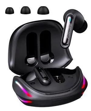 Official Bumblebee Wireless Gaming Earbuds, Bluetooth 6.0 Headphones, Open Mech Case with LED Lights, 24H Battery, IPX3 Waterproof, in-Ear Headphones for iPhone Android - Black Official Bumblebee Wireless Gaming Earbuds, Bluetooth 6.0 Headphones, Open Mech Case with LED Lights, 24H Battery, IPX3 Waterproof, in-Ear Headphones for iPhone Android - Black