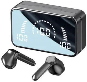 Wireless Earbuds, Bluetooth 5.4 Headphones Sport, Ear Buds with Noise Cancelling 50H Playtime Wireless Earphone LED Display IP7 Waterproof Headset for Workout/Gym, Black Wireless Earbuds, Bluetooth 5.4 Headphones Sport, Ear Buds with Noise Cancelling 50H Playtime Wireless Earphone LED Display IP7 Waterproof Headset for Workout/Gym, Black