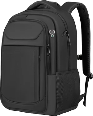 17" Travel Laptop Backpack, Airline Approved Computer Bag, Black | Padded Laptop Compartment, Water-Resistant, Anti-Theft Pocket, Luggage Strap, 40L Storage for Work Travel College 17" Travel Laptop Backpack, Airline Approved Computer Bag, Black | Padded Laptop Compartment, Water-Resistant, Anti-Theft Pocket, Luggage Strap, 40L Storage for Work Travel College